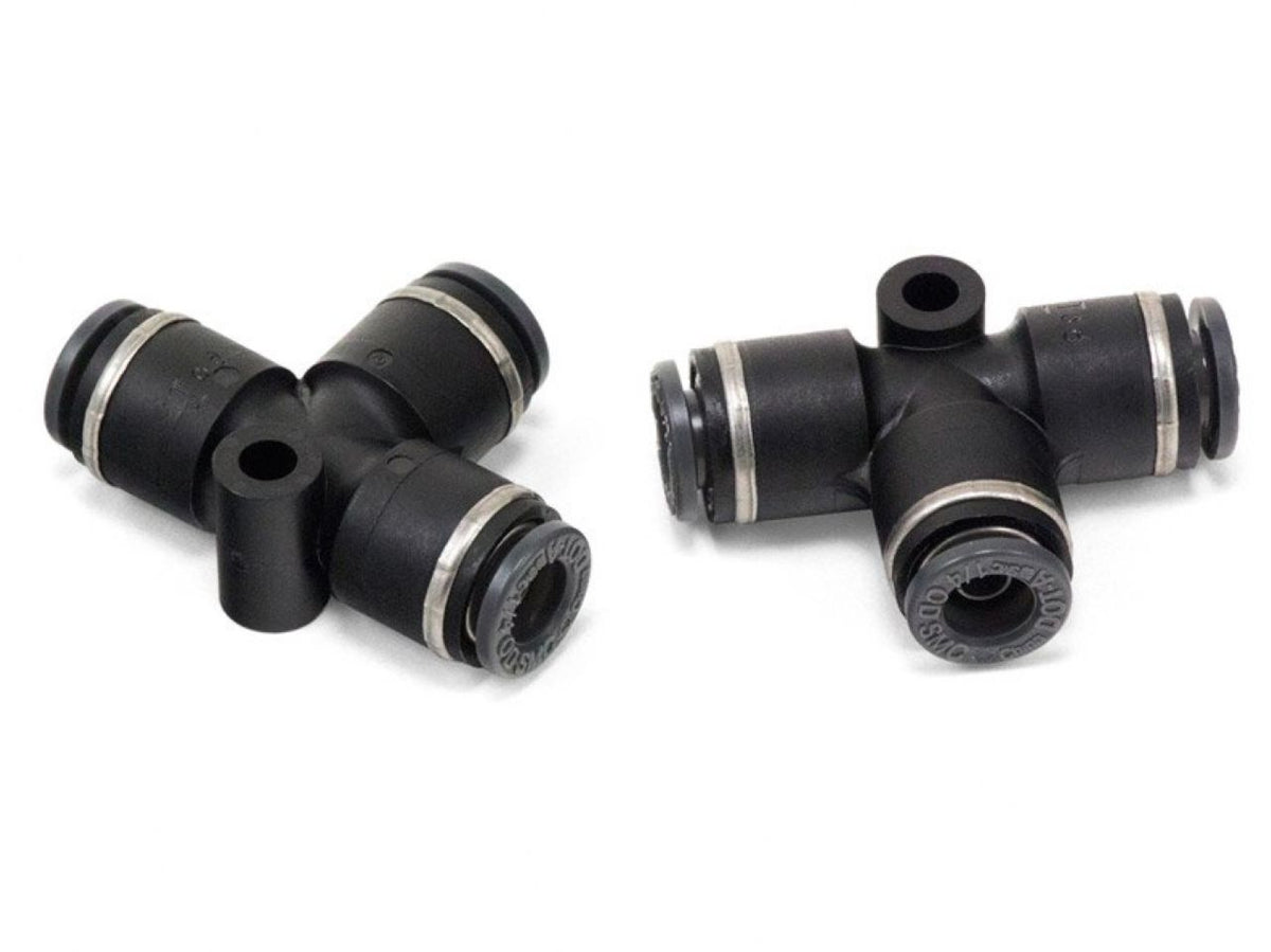AIRLIFT Union Tee - 1/4" PTC x 1/4" PTC x 1/4" PTC-DOT-SMC #KV2T07-00