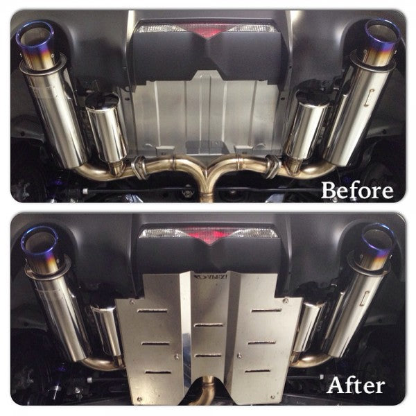 APEXi 2013+ Scion FR-S / Subaru BRZ / Toyota 86, 2022+ BRZ / GR86 Rear Under Diffuser Panel, Stainless Steel
