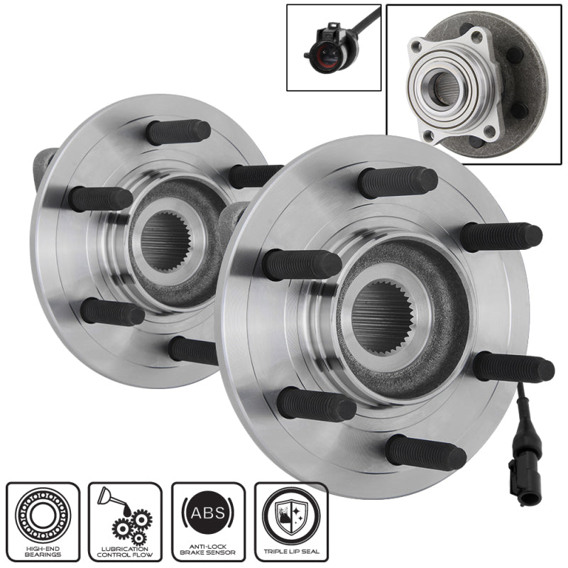 Spyder xTune Wheel Bearing and Hub Abs Ford Expedition 07-12- Rear Left and Right BH-541008-08 9939167