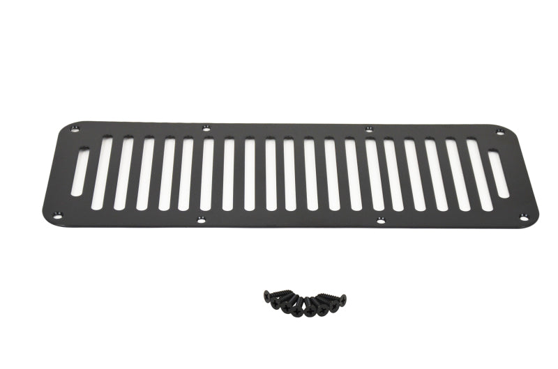Kentrol 87-95 Jeep Wrangler YJ Hood Vent 8 Holes - Powdercoat Black 50458