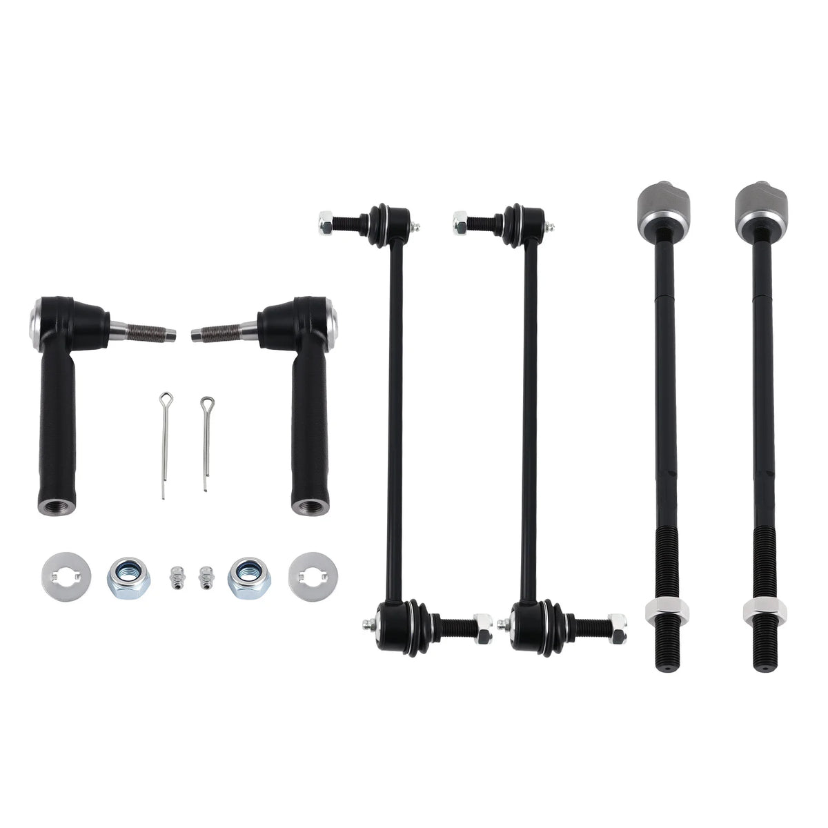 MaXpeedingrods Front Lower Control Arm Kit with Sway Bar Links and Tie Rods for Dodge Grand Caravan 2008-2018