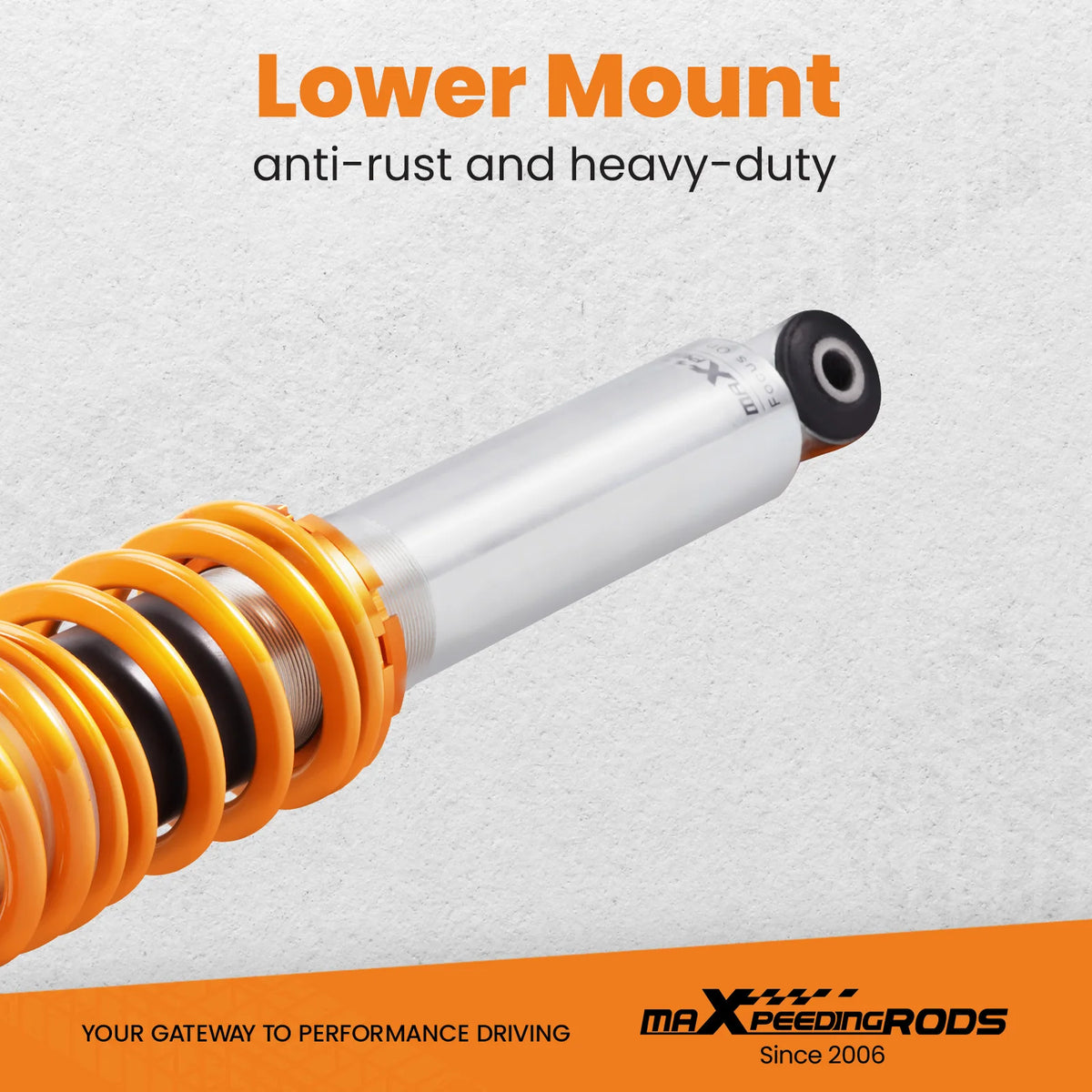 1990-1997 Mazda MX-5 Miata NA Coilovers, Adjustable Height and Preload, 6063-T6 Aluminum