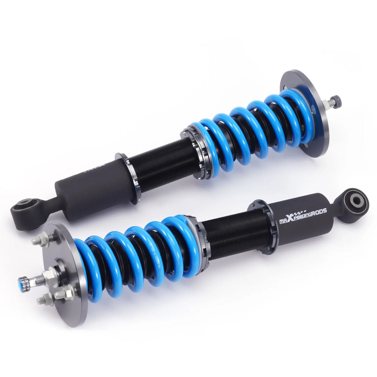 MaXpeedingrods T6 Coilovers for Acura NSX 1991-2005, 24-Way Damping, Pillow Ball Mounts, Black and Blue