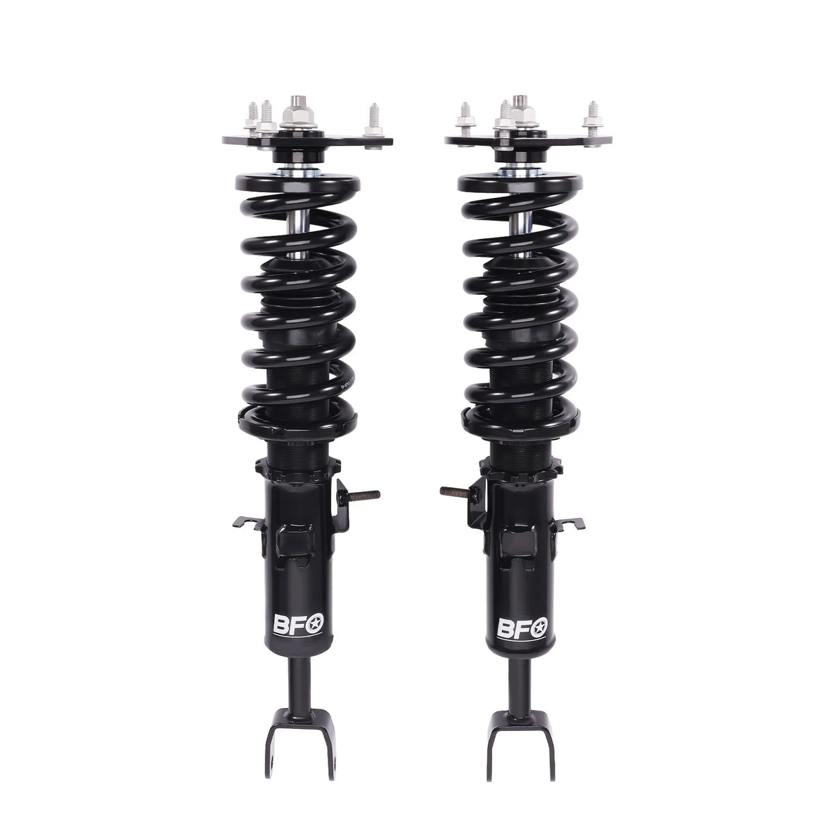 2003-2008 Nissan 350Z Z33 Coilovers, Twin-Tube, Height and Preload Adjustable, Black, Full Set
