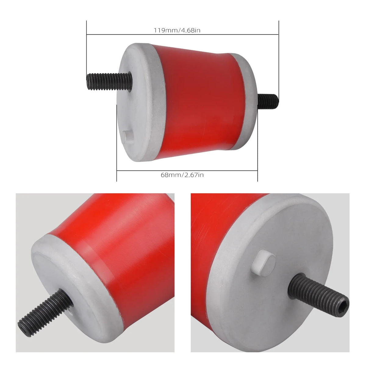 1992-2013 BMW E36 E46 E90 E92 E93 M3, Z3, Z4 E85 E86 Polyurethane Engine Mount Set, 80A