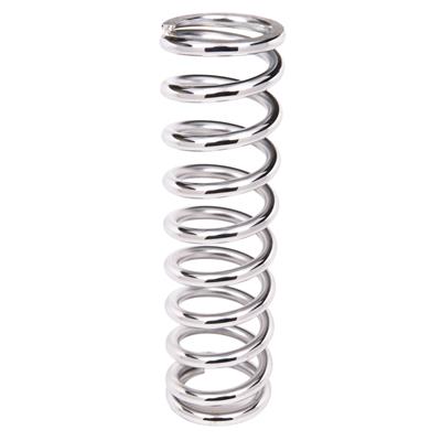 Aldan American Coilover Spring, 220 lbs./in., 12.00 in. Length, 2.5 in. I.D., Polish Chrome Plated - 12220CH