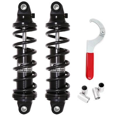 Aldan American Coilover Kit, Regulator Series, Front, Rear, Twin-Tube, Aluminum, Black Anodized - AR658400B