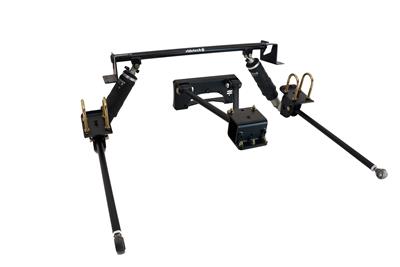 Ridetech Suspension Link Kits, Bolt-On 4-Link Systems, Steel Tube, Black, Designed for Use with A - 11397199
