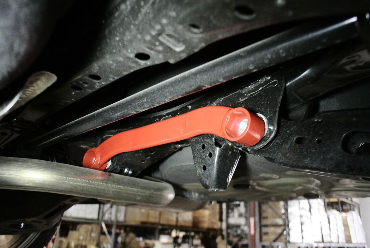 Megan Racing Rear Lower Brace Red for Toyota Corolla 2020+ 5D, 4D & Chr 2017+ MR-SB-TCO19RL-R