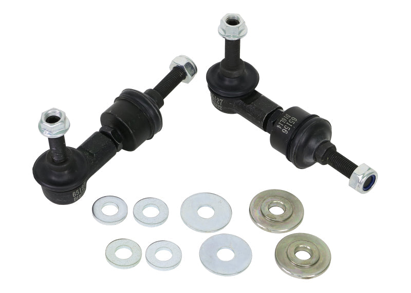 Whiteline Sway Bar Link Kit Heavy Duty Adj Steel Ball Nissan 240SX 1989-1998 - Rear