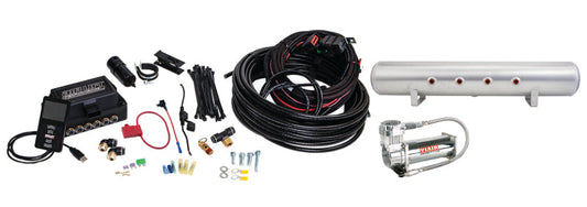 AIRLIFT 3P(3/8"Air Line,5 Gallon Lightweight Raw Aluminum Tank,VIAIR 444C Com)