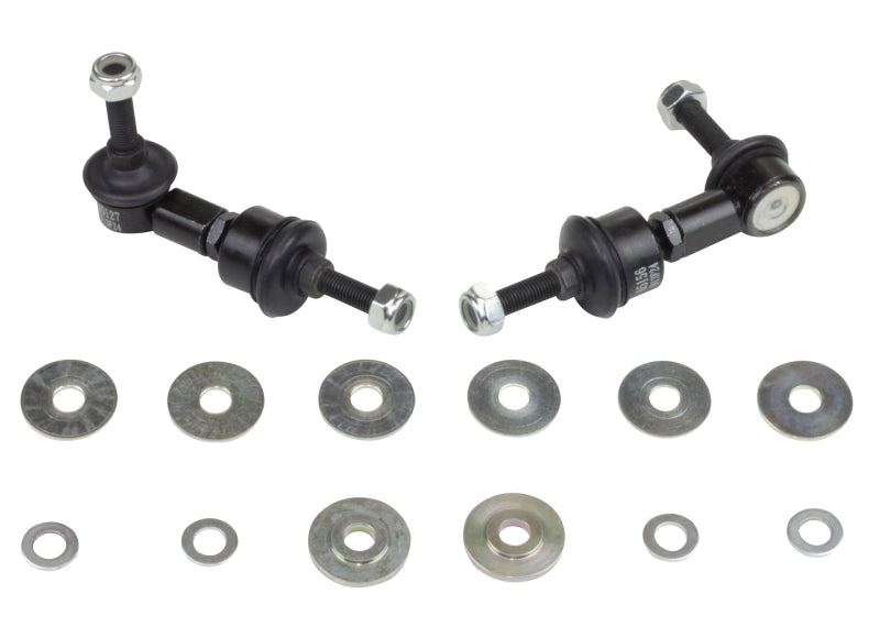 Whiteline Sway Bar Link Kit Heavy Duty Adj Steel Ball Nissan 240SX 1989-1998 - Front
