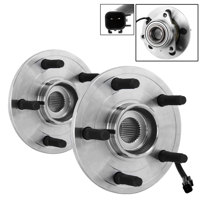 Spyder xTune Wheel Bearing and Hub Abs Dodge Ram 1500 06-08 - Front Left and Right BH-515113-13 9939105