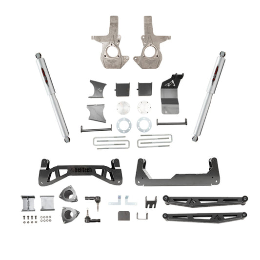 Belltech 16-18 Chevrolet Silverado / GMC Sierra 1500 4WD 7-9" Suspension Lift Kit w/ Shocks 150203BK