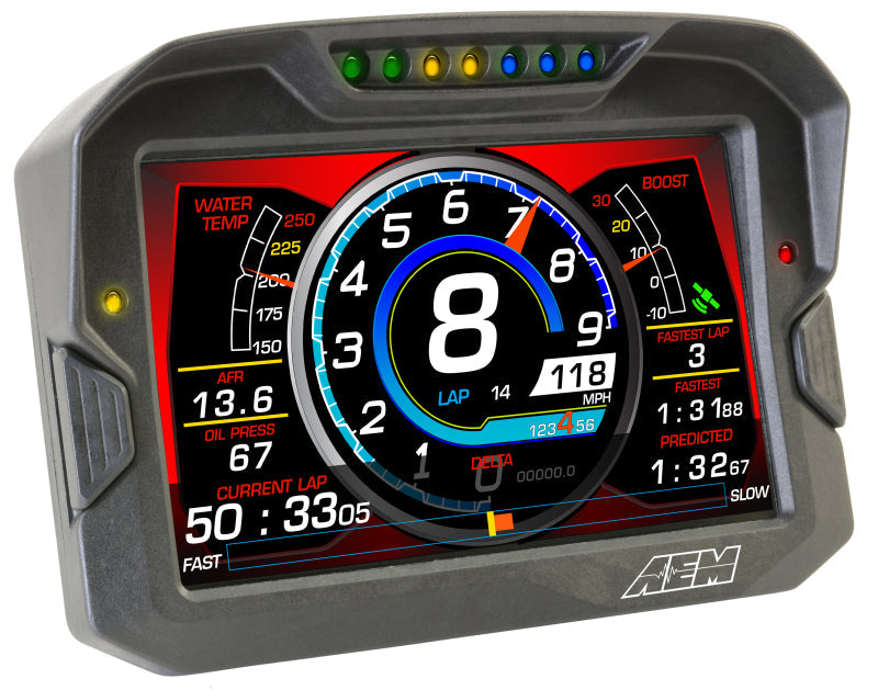 AEM Electronics Digital Dash, CD-7G, Carbon Housing, GPS, CAN Bus, Kit
