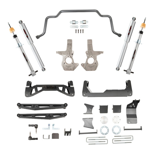 Belltech 16-18 Chevrolet Silverado / GMC Sierra 1500 4WD 7in Suspension Lift Kit w/ Shocks 150203TP
