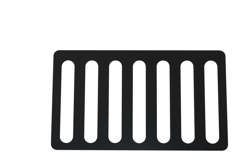 Kentrol 07-18 Jeep Wrangler JK Hood Vent - Powdercoat Black 50583