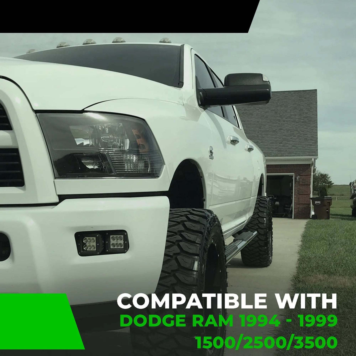 1994-1999 Dodge Ram 1500 / 2500 / 3500 4wd Adjustable Johnny Joint Control Arms