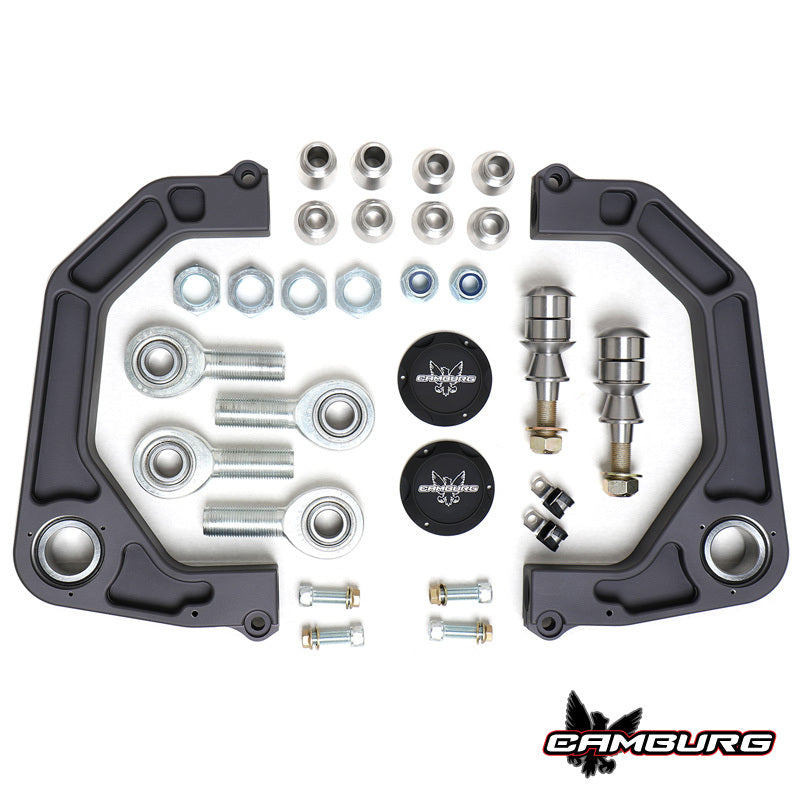 Camburg Ford Ranger 2WD/4WD 19-23 Kinetik V2 Performance Billet Uniball Upper Arms CAM-110250-GRY