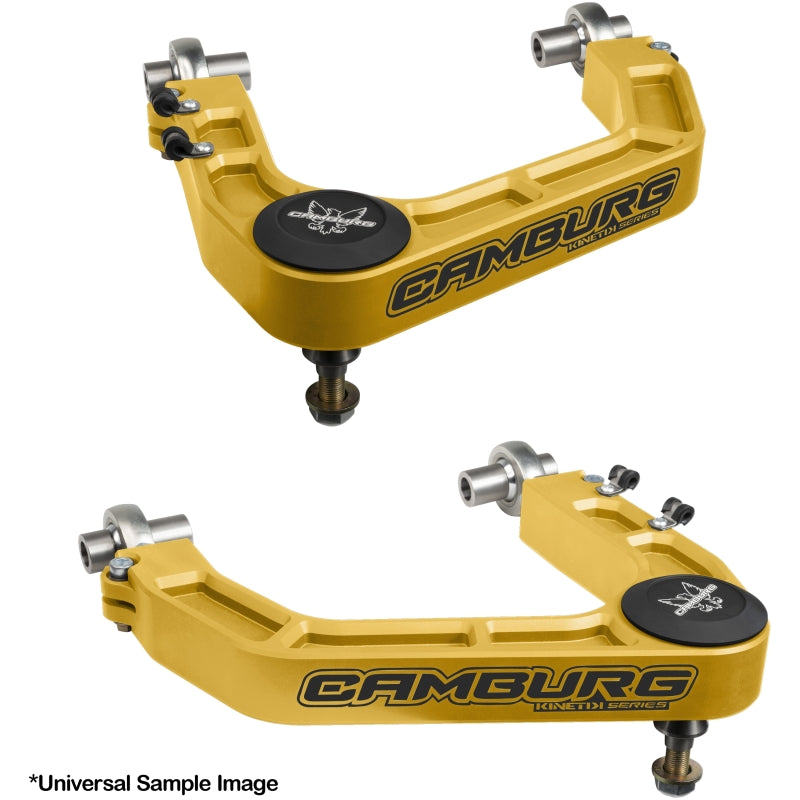 Camburg Toyota Tundra 2WD/4WD 07-21 Kinetik V2 Performance Billet Uniball Upper Arms (Gold) CAM-310187-GLD