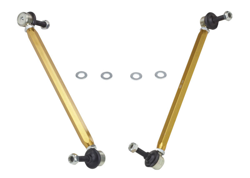 Whiteline Sway Bar Link Kit Heavy Duty Adj Steel Ball Mini Cooper 2001-2010 - Front