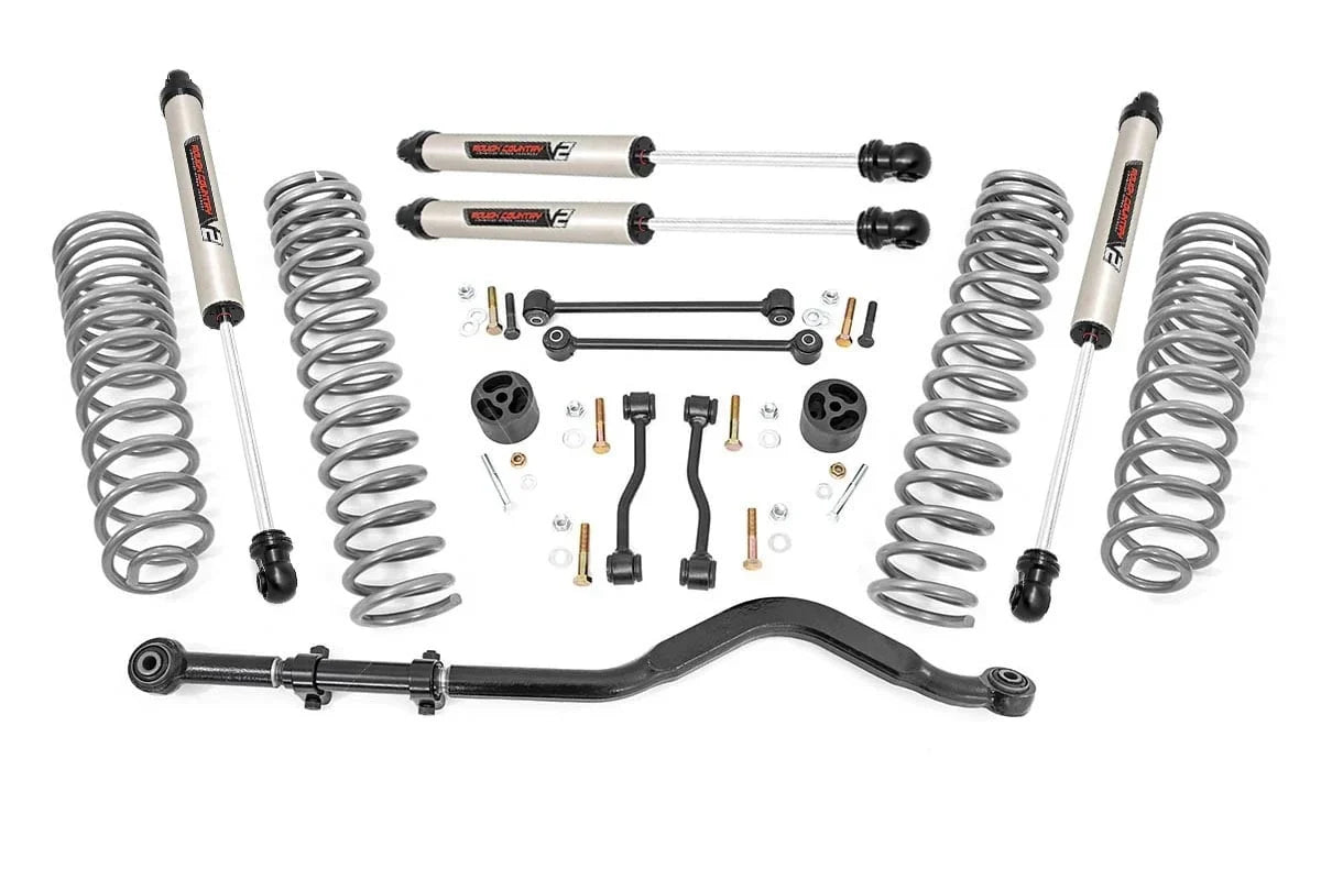 Rough Country 3.5 Inch Lift Kit Jeep Gladiator JT 4WD (2024-2025) W/ V2 Monotube Shocks