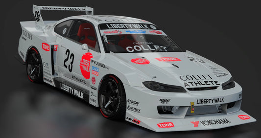 Nissan S15 LBWK Tetsuya Hibino for Assetto Corsa