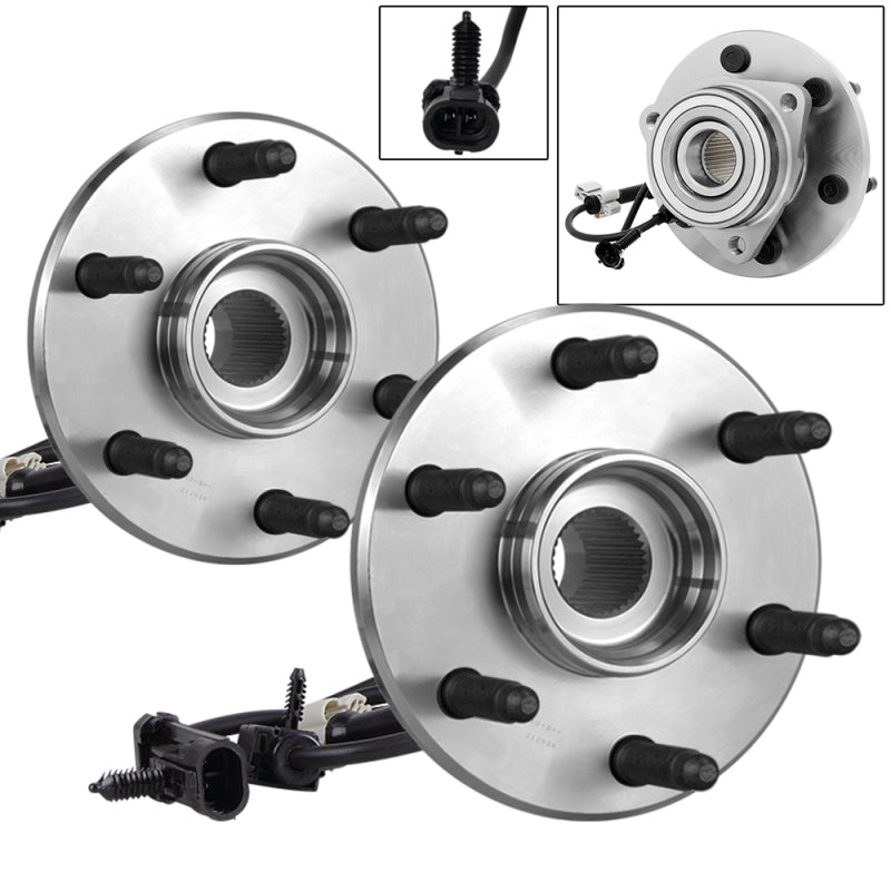 Spyder xTune Wheel Bearing and Hub 4WD Cadillac Escalade 02-06 - Front Left and Right BH-515036-36 9939600