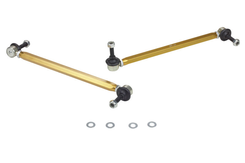 Whiteline Sway Bar Link Kit Heavy Duty Adj Steel Ball Mini Cooper 2001-2010 - Front