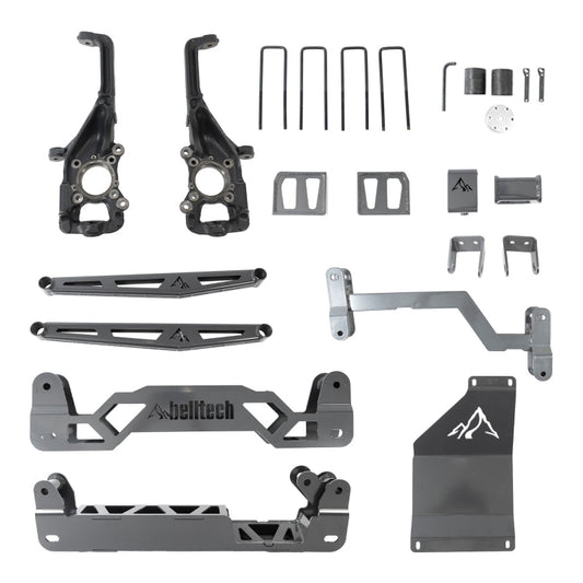 Belltech 15-20 FORD F150 4WD 6in Lift Kit w/ Rear Trail Performance Shocks Only 152501BK