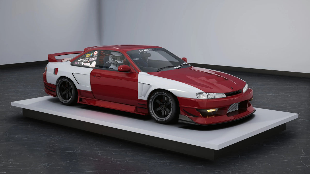 Nissan Silvia S14 Black Mamba Assetto Corsa Drift Car (Free Download)