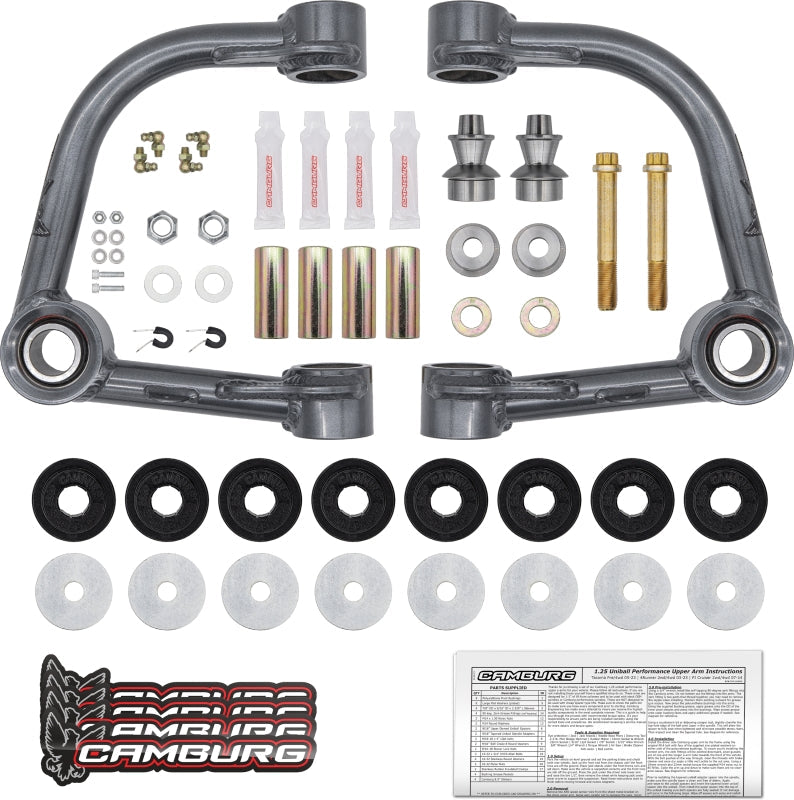 Camburg Toyota Tacoma Pre/4WD 05-23 / 4-Runner 03-23 / FJ 07-14 1.25in Uniball Upper Arms CAM-310036