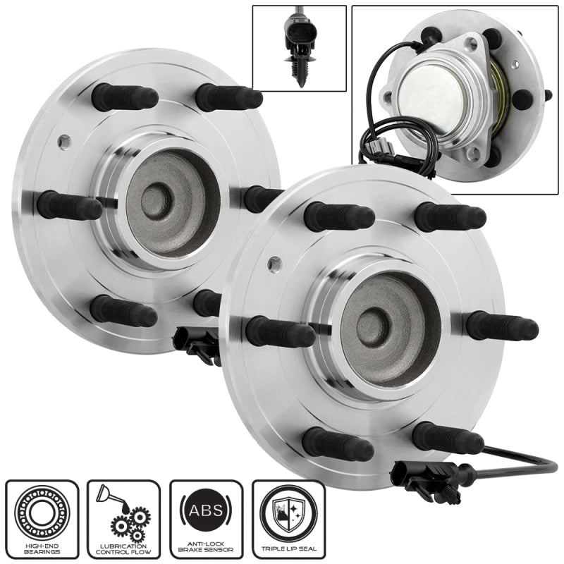 Spyder xTune Wheel Bearing and Hub Abs Cadillac Escalade 07-13 - Front Left and Right BH-515097-97 9939310