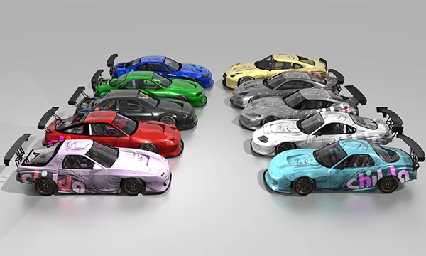 Mini Liam Doran Twin Hayabusa Assetto Corsa Drift Car (Free Download)