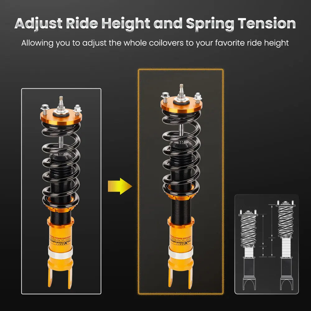 MaXpeedingrods 24-Way Adjustable Coilovers for Honda S2000 (AP1/AP2) 2000-2009
