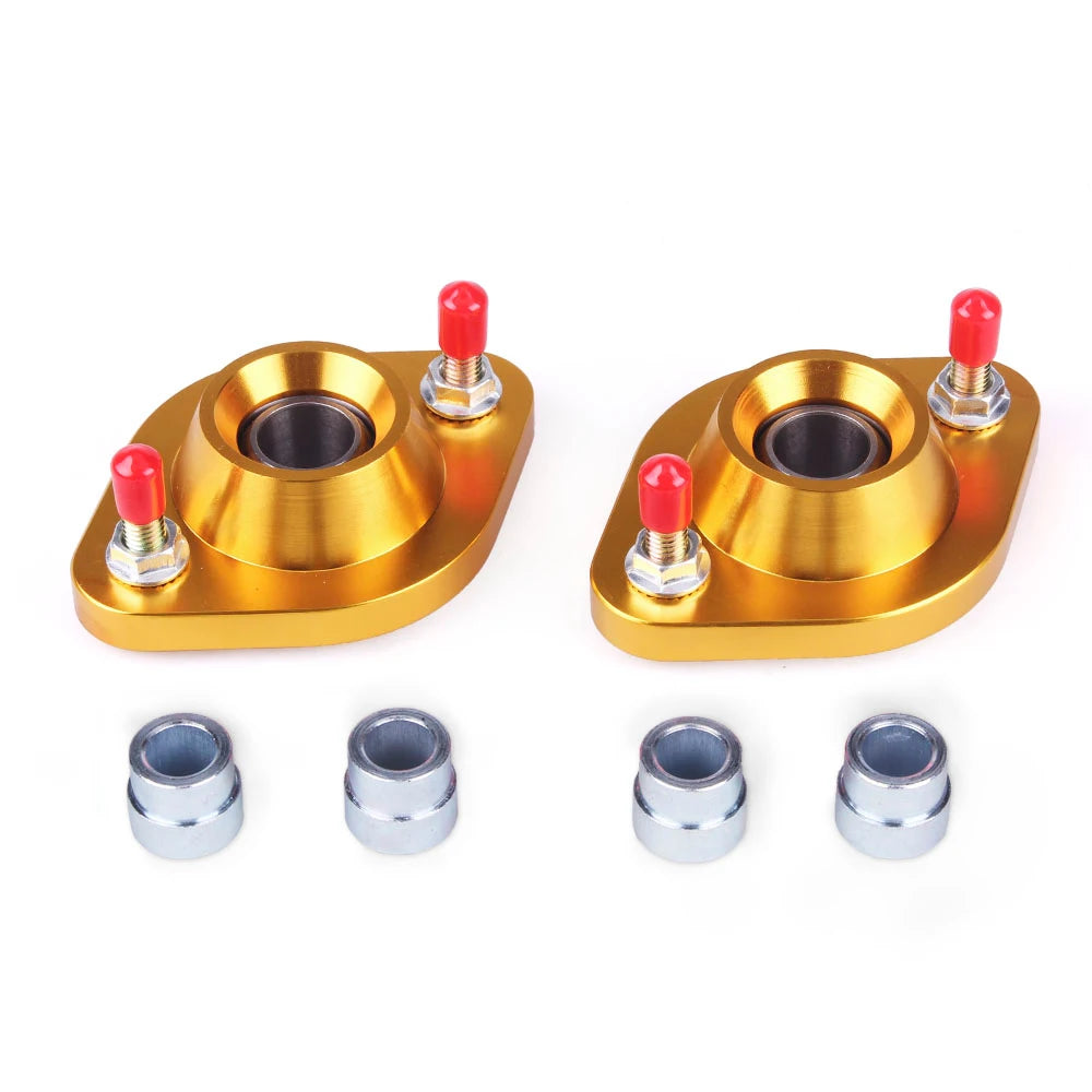 1992-1999 BMW 3 Series E36 Rear Upper Camber Plates, Adjustable Pillow Ball Shock Top Mounts, Aluminum