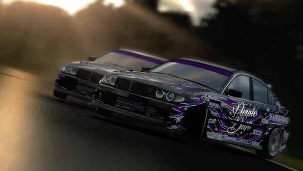 Fumi BMW E46 330i Sedan Purple Drift for Assetto Corsa
