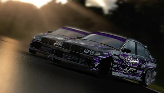 Fumi BMW E46 330i Sedan Purple Drift for Assetto Corsa