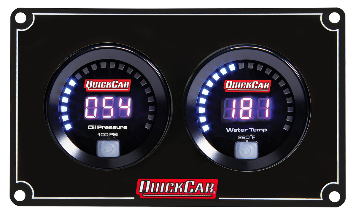 Digital 2-Gauge Panel OP/WT - 672001