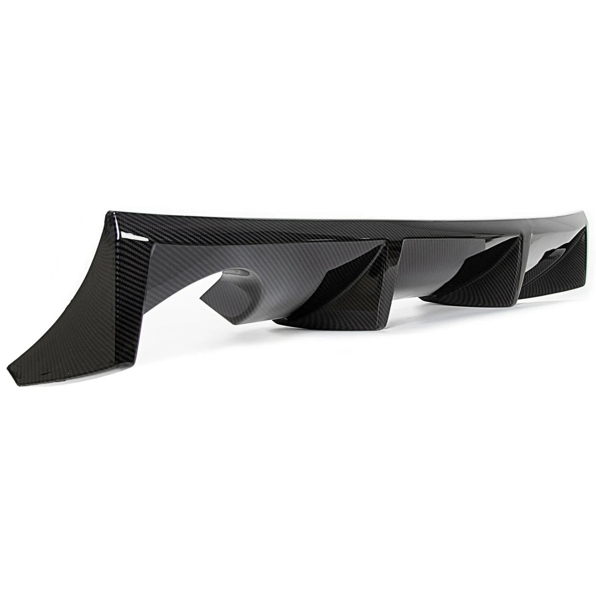 2003-2008 Nissan 350Z Rear Bumper Diffuser Spoiler, Carbon Fiber Look Finish