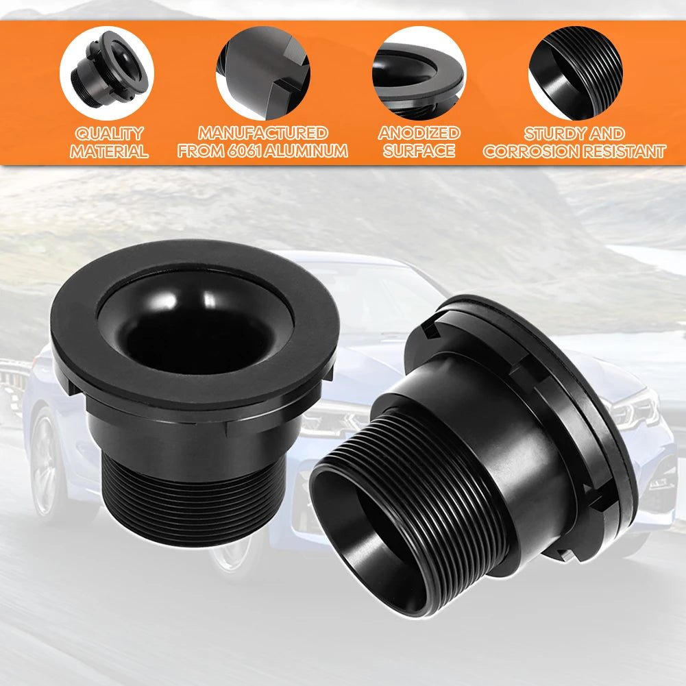 BMW 3 Series E36 E46 and M3 Rear Coilover Adjustable Spring Perches, 20-50mm Lowering, 60mm ID
