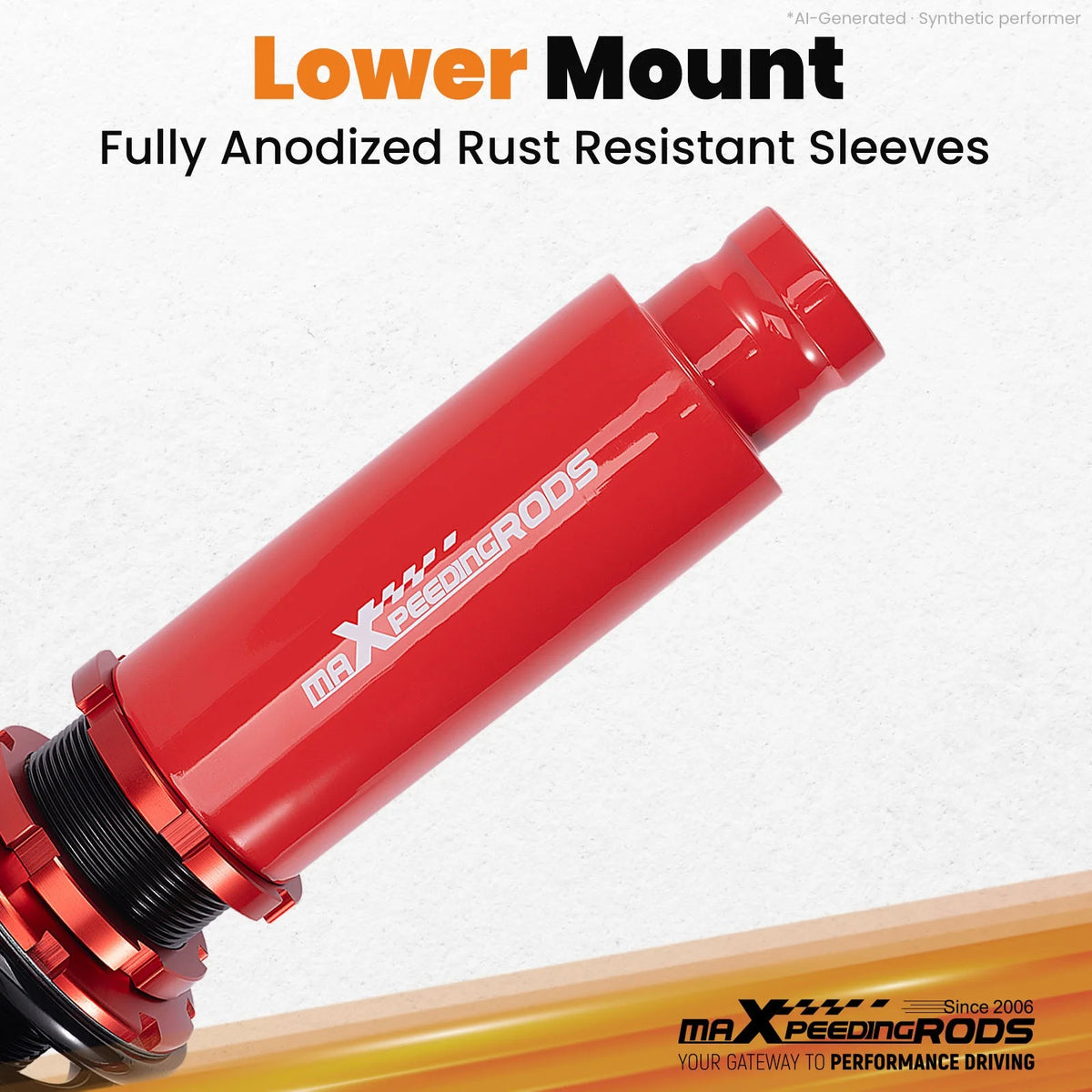 MaXpeedingrods Coilovers for Honda Accord CM 2003-2007 and Acura TL 2004-2008, 24-Level Damping