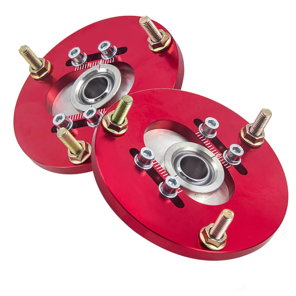 1990-1999 BMW 3 Series E36 Front Camber Plates, Adjustable Pillow Ball Top Mounts, Non-M3