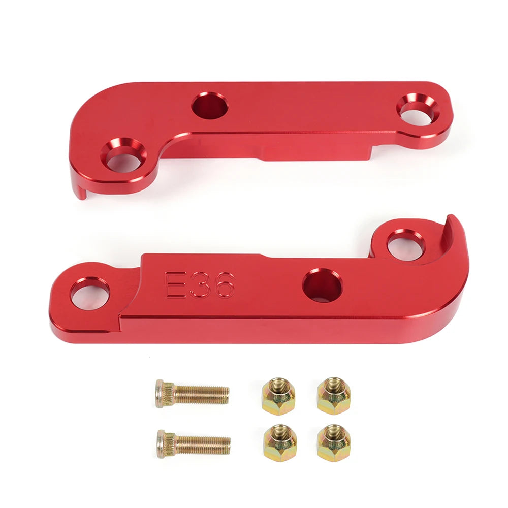 BMW E36 M3 Steering Lock Adapter Kit for Increased Turn Angle, Drift Lock Spacers, Aluminum