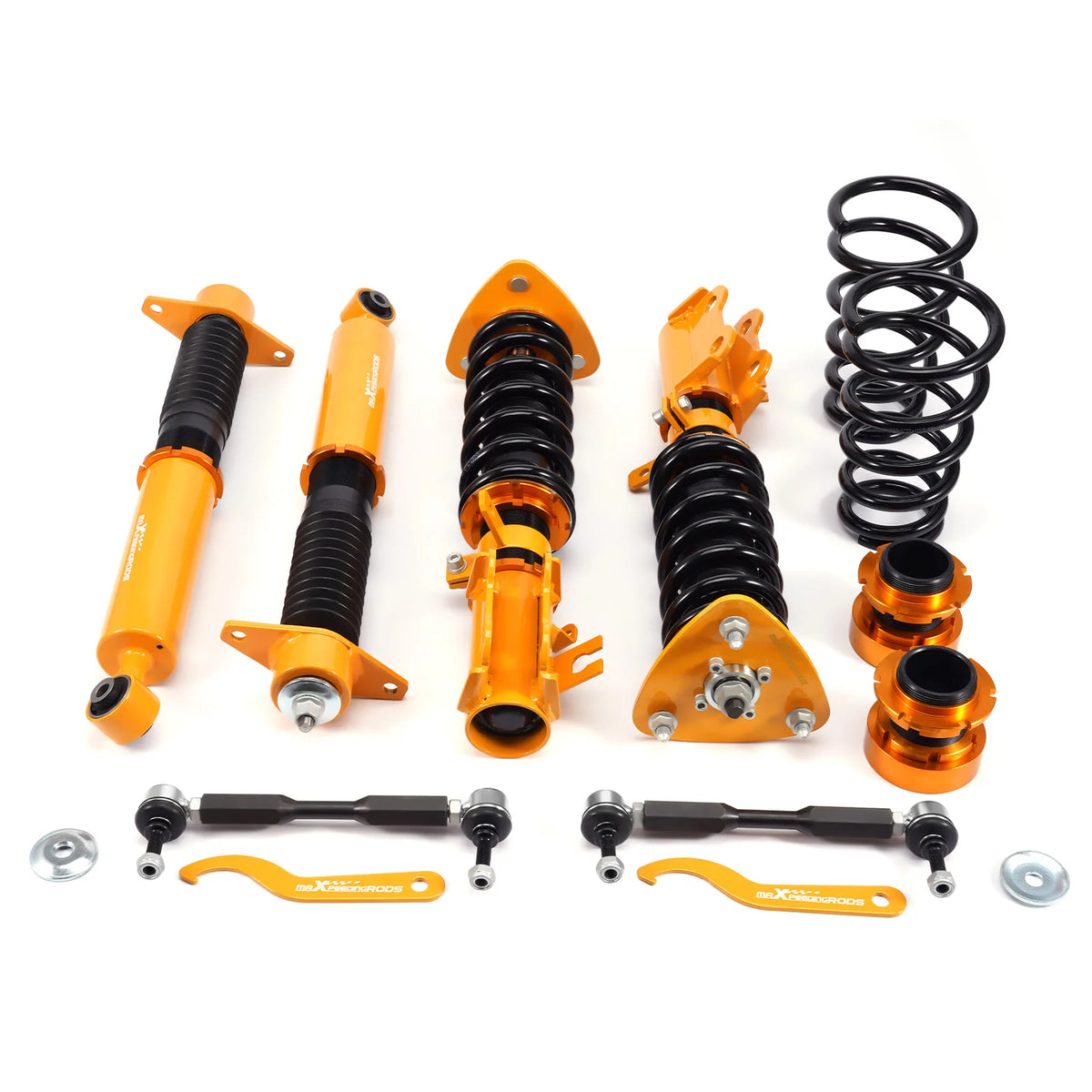 MaXpeedingrods golden street coilovers with black springs for 2014+ Mazda 6 GJ sedan and wagon