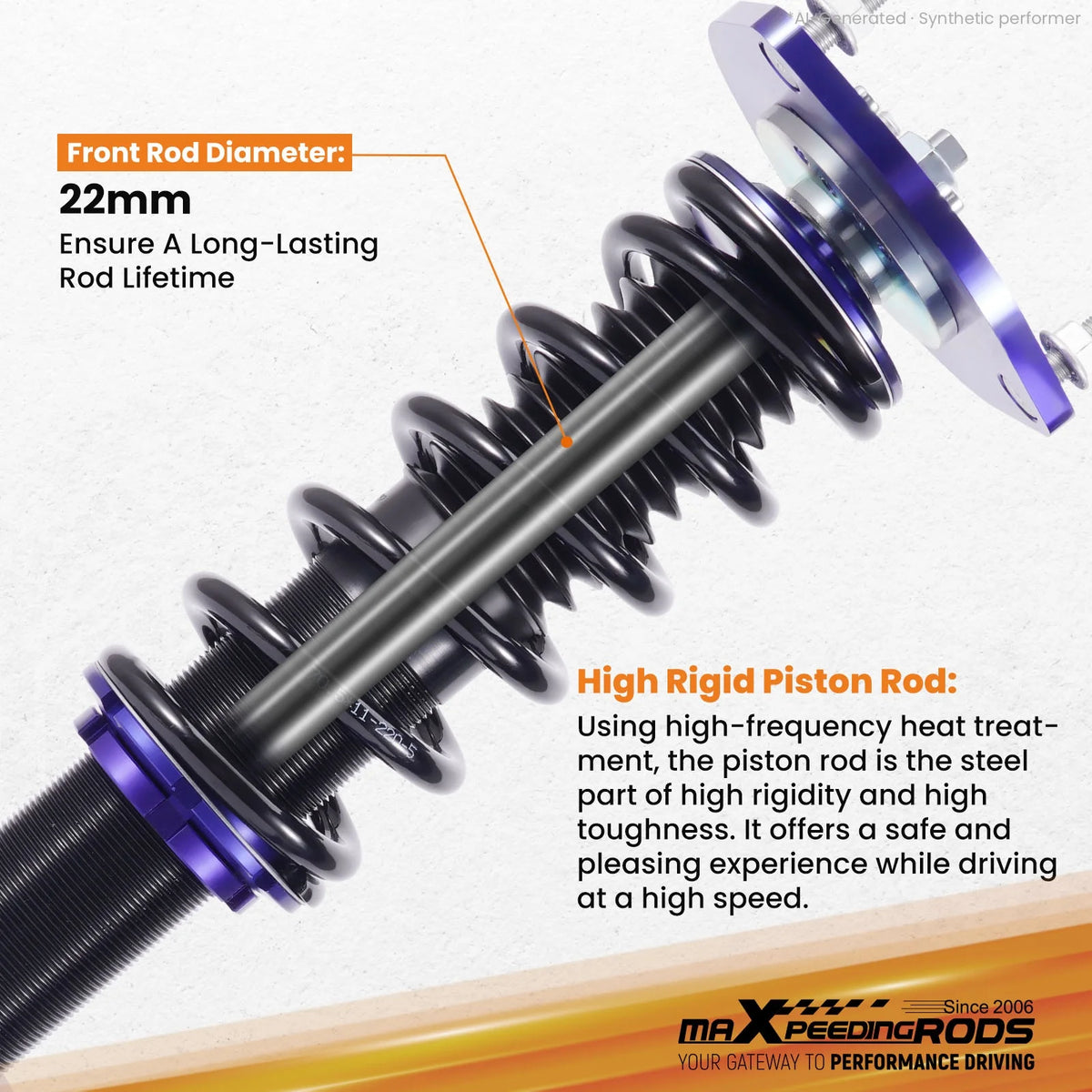 MaXpeedingrods Coilovers for Toyota Camry 2007-2011, Avalon 2006-2011, Lexus ES350 2007-2012