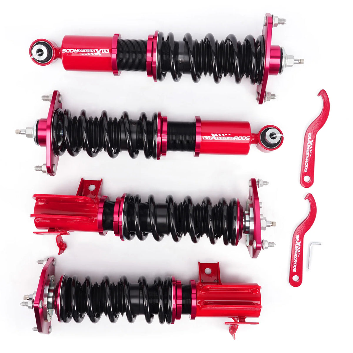 Height adjustable coilover kit with 24-level damping for 2012-2020 Subaru BRZ, Scion FR-S and Toyota 86