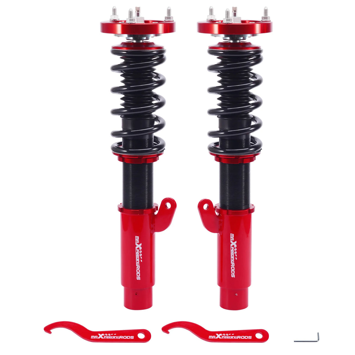 MaXpeedingrods front coilovers with pillow ball camber plates for BMW 3 Series E46 RWD