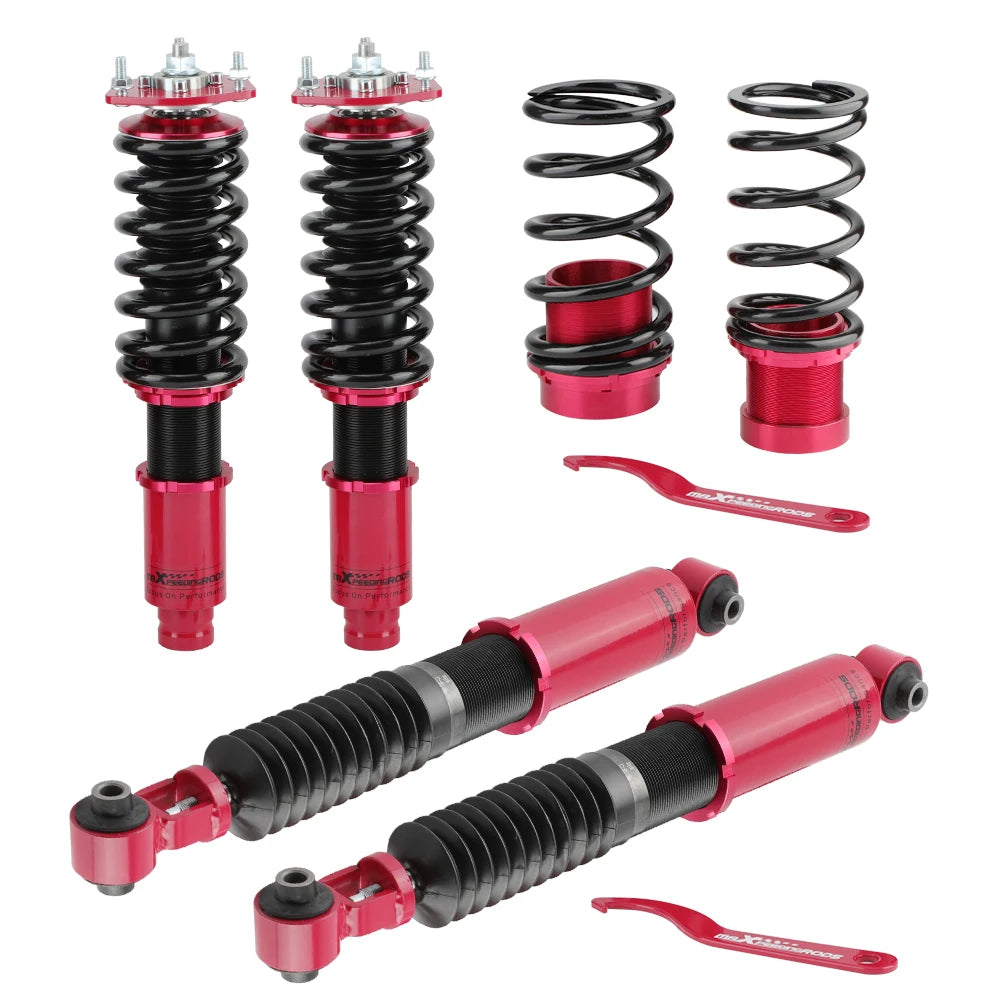 MaXpeedingrods red street coilovers with black springs for Mazda6 GG and Mazdaspeed6
