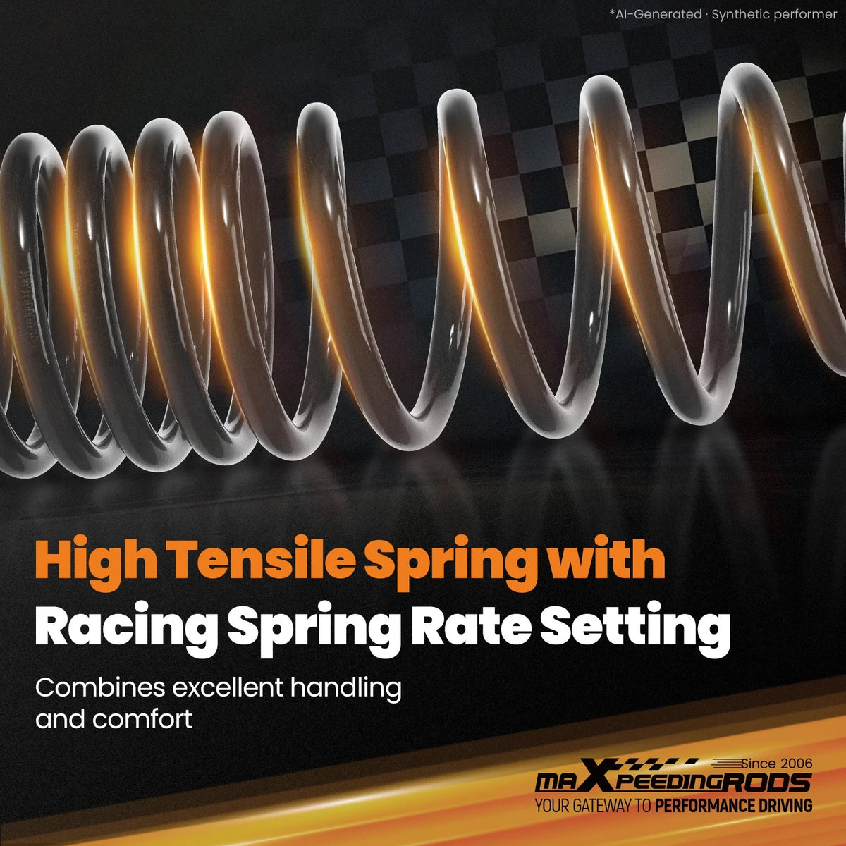 MaXpeedingrods T7 Coilovers for Honda Civic EJ EK EM 1996-2000, Civic, CR-X and Acura Integra, 24-Way Damping